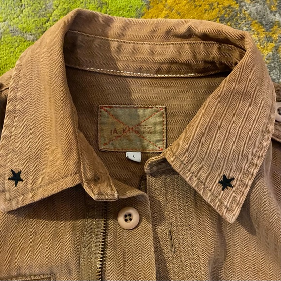 A. Kurtz Canvas Military Jacket, Men’s L - Picture 2 of 8